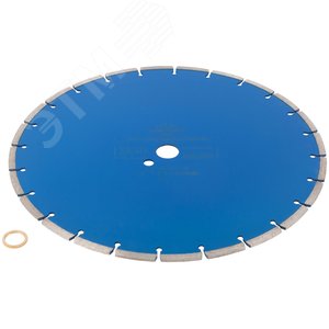 Диск отрезной алмазный по бетону, 350x3.2x7x25.4 мм - фото 2