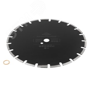 Диск отрезной алмазный по асфальту, 350x3.2x7x25.4 мм - фото 2