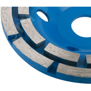 Диск алмазный шлифовальный, посадочный диаметр 22.2 мм, два ряда сегментов 125 мм - фото 8