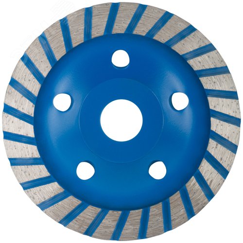 Изображение товара Диск алмазный шлифовальный, посадочный диаметр 22.2 мм,''Турбо'' узкие сегменты 125 мм (шт)