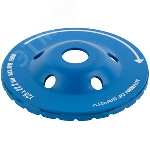 Диск алмазный шлифовальный, посадочный диаметр 22.2 мм,''Турбо'' узкие сегменты 125 мм - фото 6