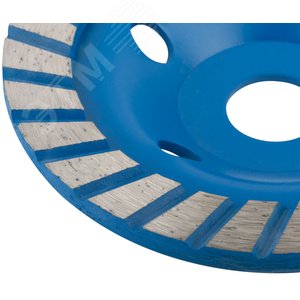 Диск алмазный шлифовальный, посадочный диаметр 22.2 мм,''Турбо'' узкие сегменты 125 мм - фото 8