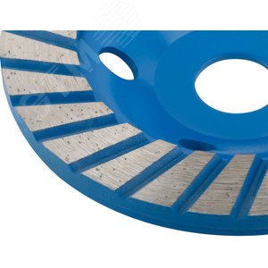 Диск алмазный шлифовальный, посадочный диаметр 22.2 мм, ''Турбо'' широкие сегменты 125 мм - фото 8