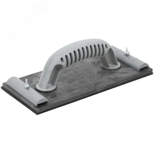 Изображение товара Терка для нажд.бумаги пластиковая с мет.прижимом, черная 230х105 мм (шт)