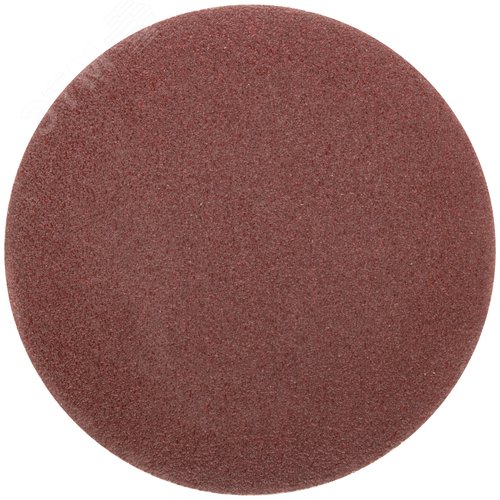 Изображение товара Круги шлифовальные сплошные (липучка), алюминий-оксидные, 125 мм, 5 шт Р 60 гибкая -14А (упак)