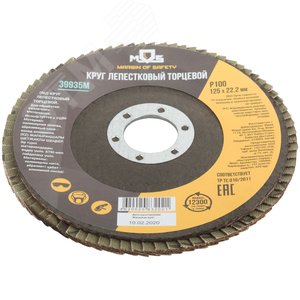 Круг лепестковый торцевой 125 мм P 100 - фото 2