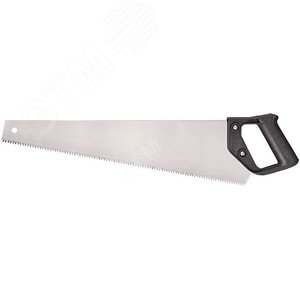 Ножовка по дереву ''Эконом'', средний зуб, шаг 4.5 мм, пластиковая ручка, 450 мм