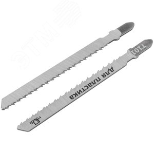 Полотна для лобзика, Т101A, по дереву, HCS, 100 мм, 2 шт. - фото 2