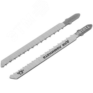 Полотна для лобзика, T101BR, по дереву, HCS, 100 мм, 2 шт. - фото 2