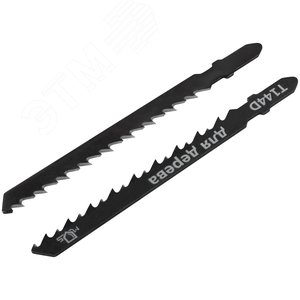 Полотна для лобзика, Т144D, по дереву, HCS, 100 мм, 2 шт. - фото 2