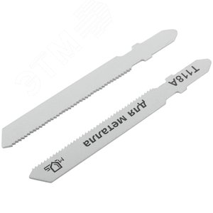 Полотна для лобзика, T118A, по металлу, HSS, 75 мм, 2 шт. - фото 2