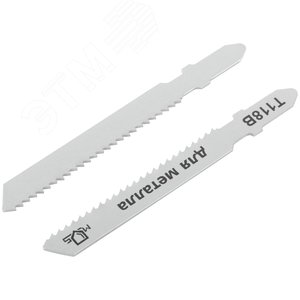 Полотна для лобзика, T118B, по металлу, HSS, 75 мм, 2 шт. - фото 2