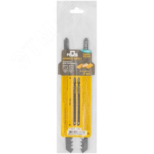 Полотна для лобзика, T301DL, по дереву, HCS, 116 мм, 2 шт. - фото 3