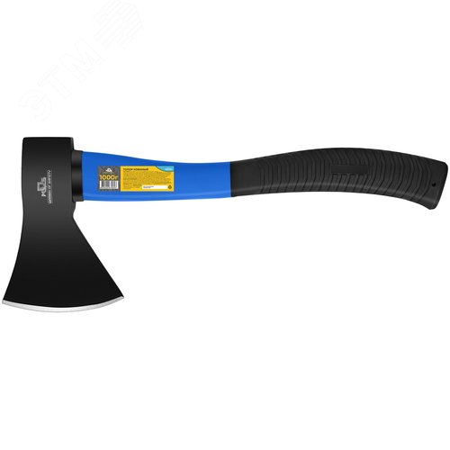 Топор кованая сталь, усиленная стеклопластиковая ручка 1000 гр. - фото 3