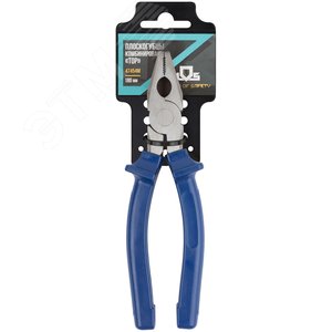 Плоскогубцы комбинированные ''Тор'', инстр. сталь, пластиковые ручки 180 мм - фото 3