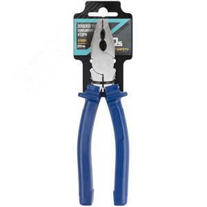 Плоскогубцы комбинированные ''Тор'', инстр. сталь, пластиковые ручки 200 мм - фото 3