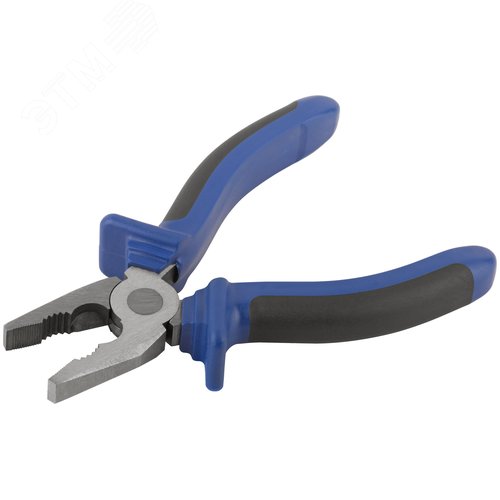 Плоскогубцы комбинированные ''Один'' двухцветные обрезиненные ручки, полированная сталь 180 мм - фото 2