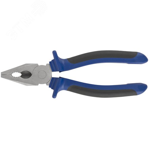 Изображение товара Плоскогубцы комбинированные ''Один'' двухцветные обрезиненные ручки, полированная сталь 200 мм (шт)