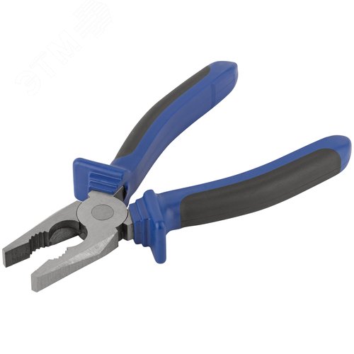 Плоскогубцы комбинированные ''Один'' двухцветные обрезиненные ручки, полированная сталь 200 мм - фото 2