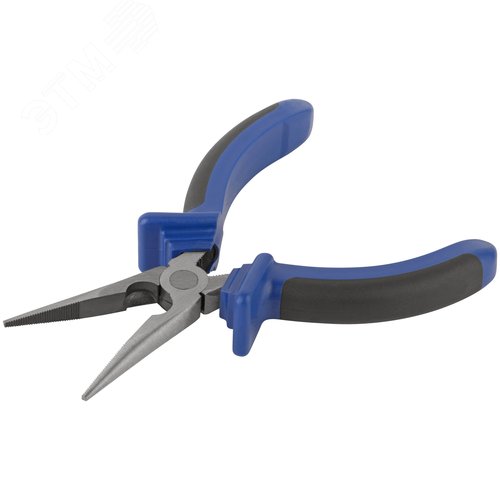 Тонконосы ''Один'' двухцветные обрезиненные ручки, полированная сталь 160 мм - фото 2