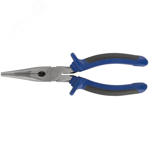 Тонконосы ''Один'' двухцветные обрезиненные ручки, полированная сталь 200 мм - фото 1