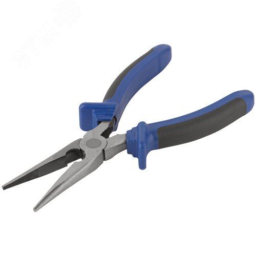 Тонконосы ''Один'' двухцветные обрезиненные ручки, полированная сталь 200 мм - фото 2