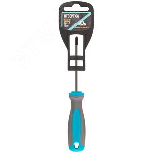 Отвертка, CrV сталь, прорезиненная ручка PH0X75 мм - фото 3