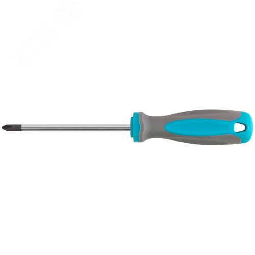 Изображение товара Отвертка, CrV сталь, прорезиненная ручка PH1X100 мм (шт)