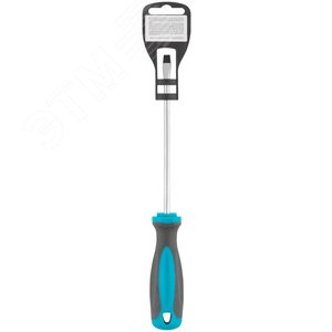 Отвертка, CrV сталь, прорезиненная ручка SL6X150 мм - фото 4