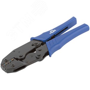 Пресс-клещи (кримпер) для обжима наконечников электропроводов с сечением 0,5-6 мм - фото 2