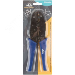 Пресс-клещи (кримпер) для обжима наконечников электропроводов с сечением 0,5-6 мм - фото 3