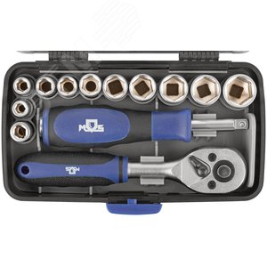 Мини-набор инструмента (биты, головки, вороток, удлинитель), 38 шт - фото 9