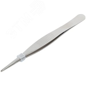 Пинцет прямой нержавеющий 125 мм - фото 6