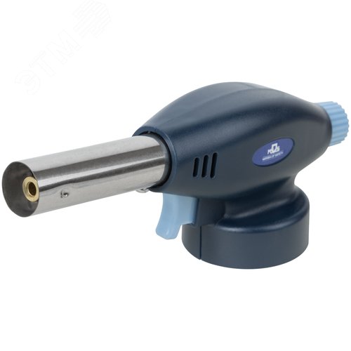 Горелка газовая на цанговый баллон, пласт.корпус, с пьезоподжигом, сопло 19 мм - фото 2