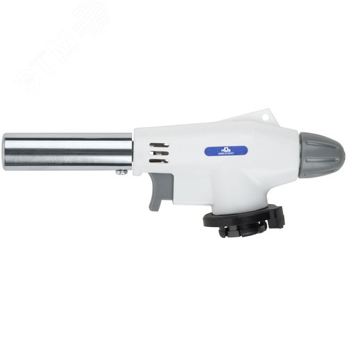 Изображение товара Горелка газовая на цанговый баллон, пласт.корпус, с пьезоподжигом, сопло 19 мм (шт)