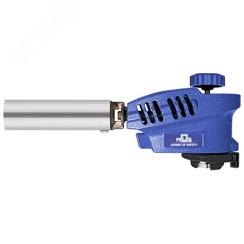 Изображение товара Горелка газовая на цанговый баллон, пласт.корпус, с пьезоподжигом, сопло 22 мм (шт)