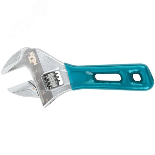 Ключ разводной с тонкими губками, пластиковая накладка на ручку, 135 мм, 30 мм - фото 1