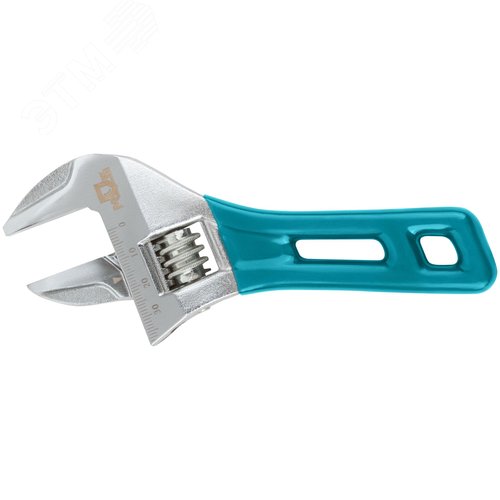 Ключ разводной с тонкими губками, пластиковая накладка на ручку, 150 мм, 36 мм - фото 1