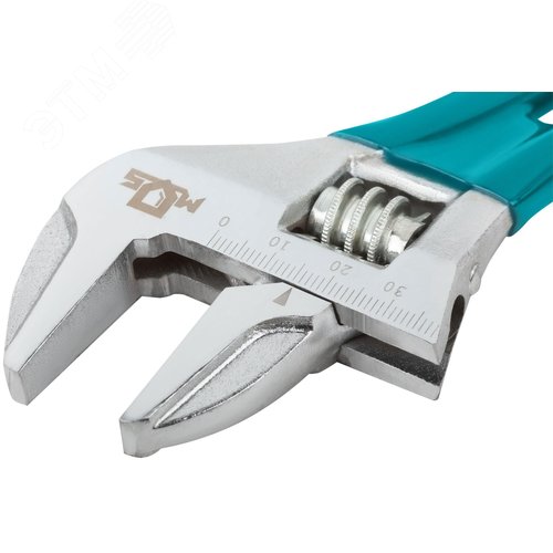 Ключ разводной с тонкими губками, пластиковая накладка на ручку, 150 мм, 36 мм - фото 6