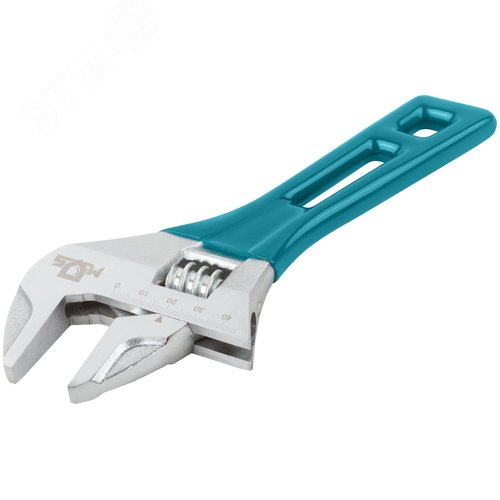 Ключ разводной с тонкими губками, пластиковая накладка на ручку, 200 мм, 45 мм - фото 2