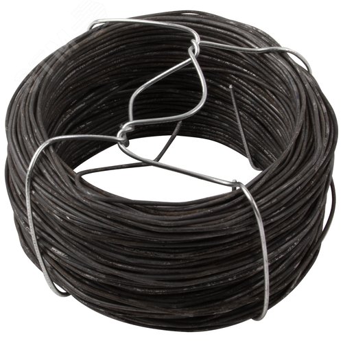 Проволока вязальная черная 0,9 мм x 50 м - фото 1