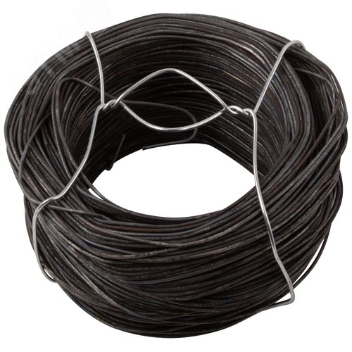 Изображение товара Проволока вязальная черная 0,9 мм x 100 м (шт)