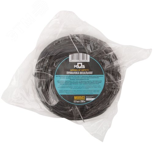 Проволока вязальная черная 0,9 мм x 200 м - фото 2