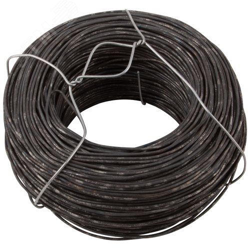 Изображение товара Проволока вязальная черная 1,2 мм x 100 м (шт)