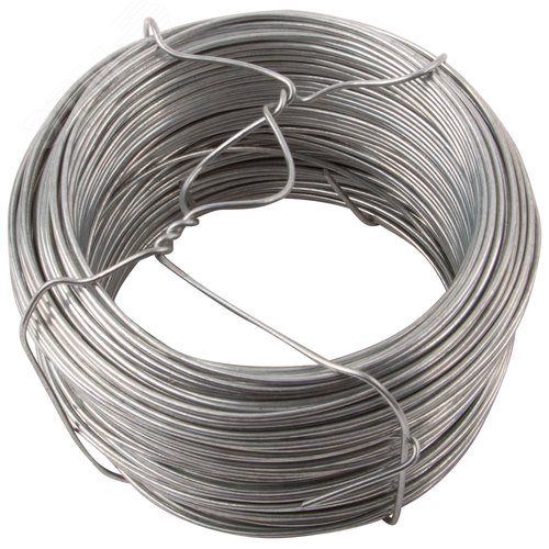 Изображение товара Проволока вязальная оцинкованная 1,2 мм x 50 м (шт)