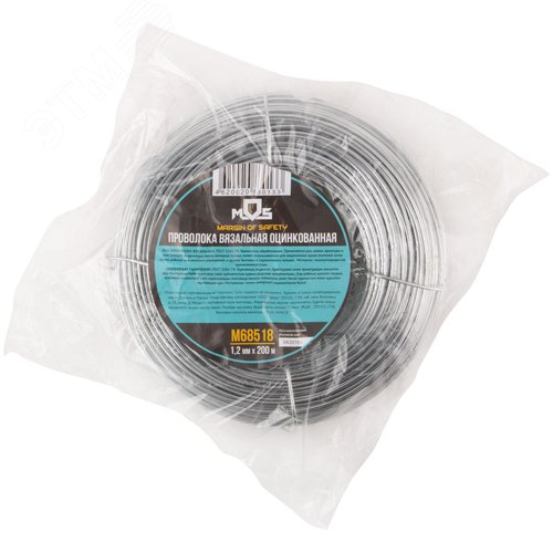 Проволока вязальная оцинкованная 1,2 мм x 200 м - фото 2