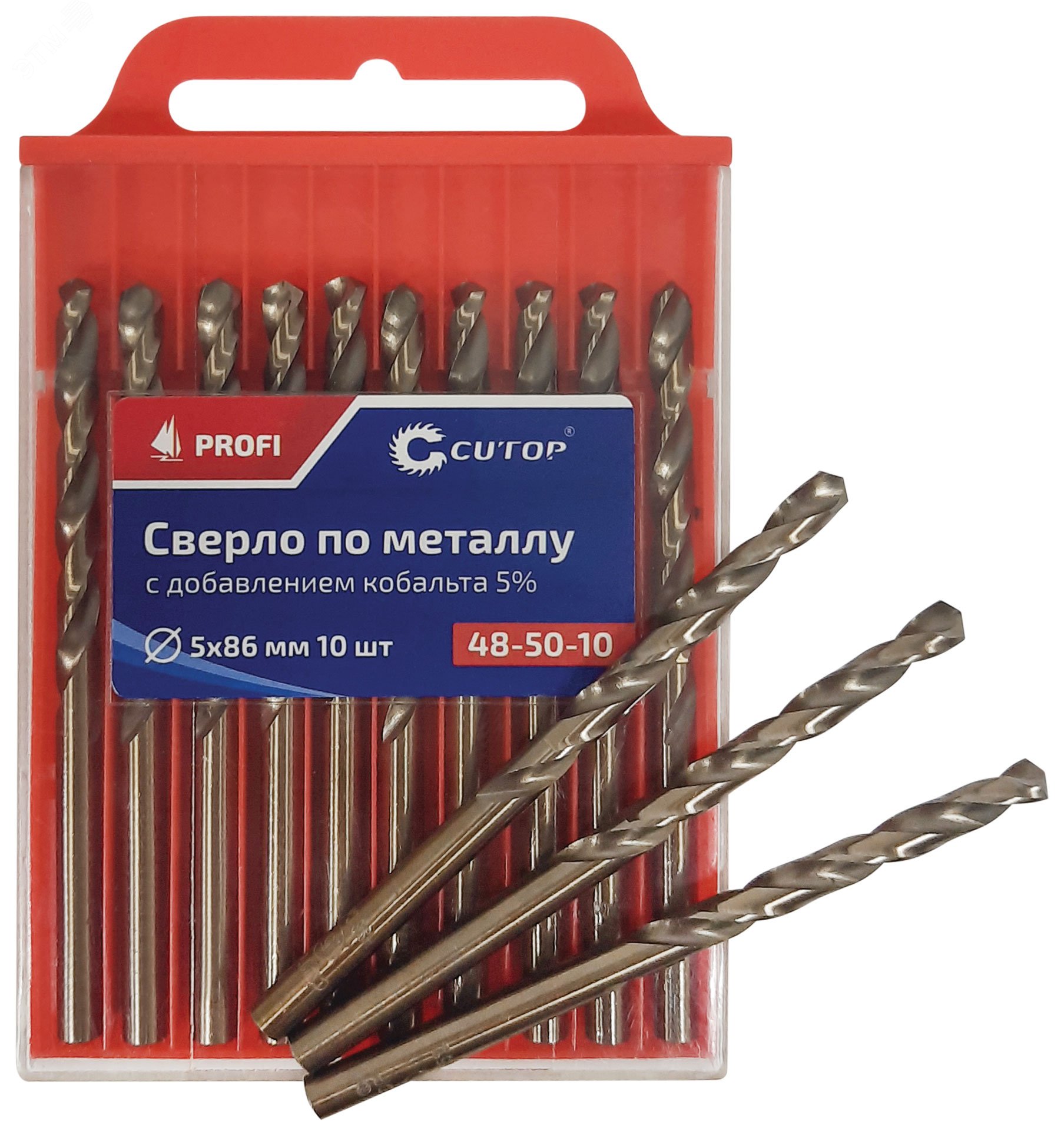 Изображение товара Сверло по металлу CUTOP Profi с кобальтом 5%, 1X34 мм (10 шт)