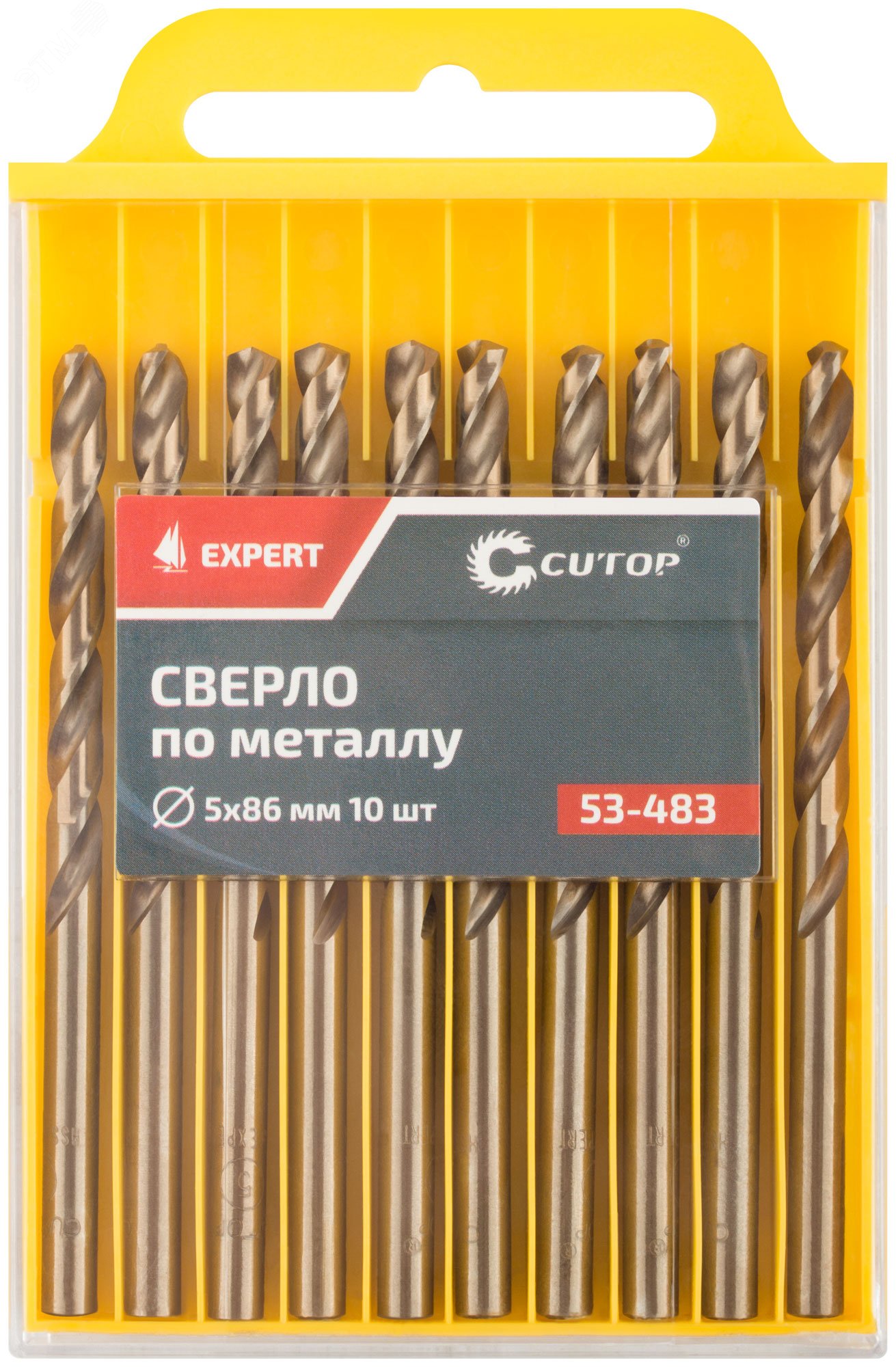 Сверло по металлу Cutop EXPERT, 5х86 мм (10 шт) 53-483 CUTOP - превью 3