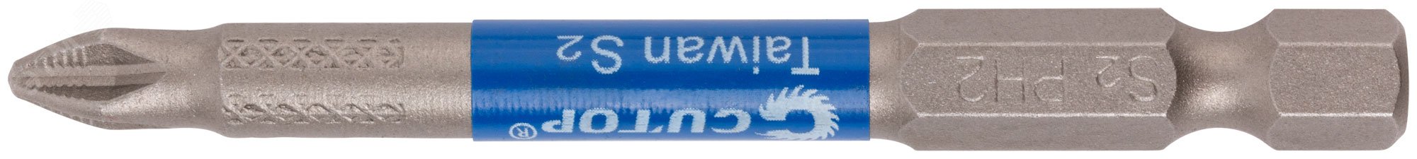 Изображение товара Набор стальных бит Profi PH2 70 мм, 10 шт, Cutop