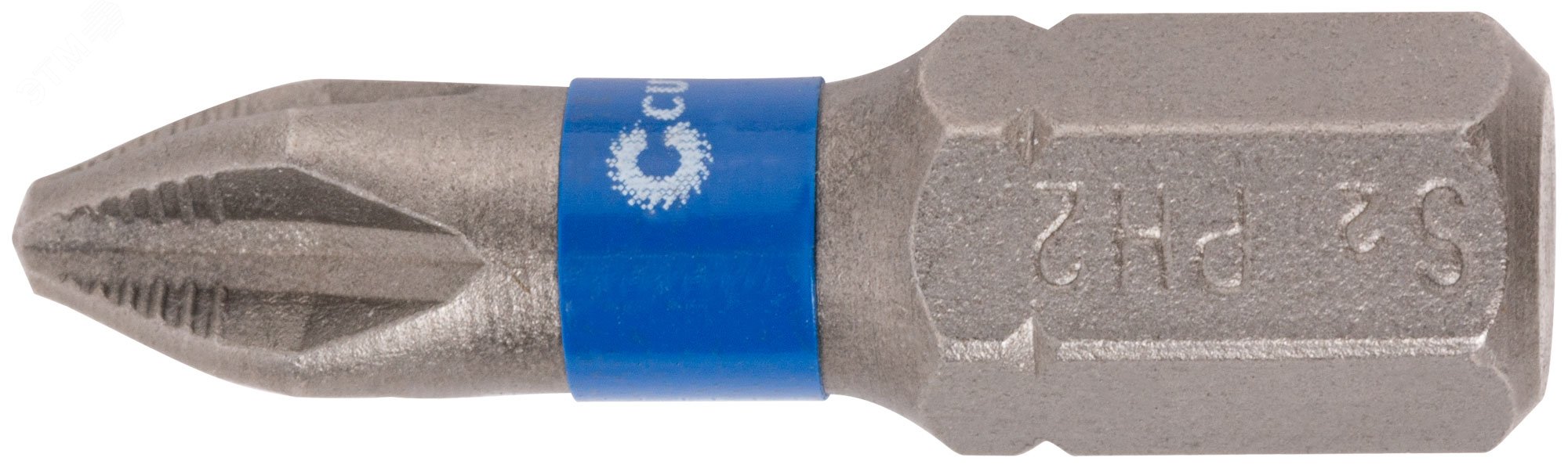 Изображение товара Биты стальные Profi PH2 25 мм, 2 шт, из легированной стали для надежной работы